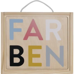 KINDSGUT Houten Puzzelset Kleuren