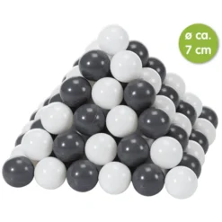 Knorr® Speelgoed Ballenset 100 Ballen Grijs Creme 7 Knorr® Speelgoed Ballenset 100 Ballen Grijs Creme -Kinderspeelgoed knorr speelgoed ballenset 100 ballen grijs creme a331096 2