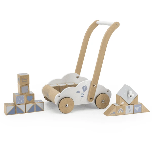 Label-Label - Baby Walker - Blauw 4 Label-Label - Baby Walker - Blauw - Afbeelding 4