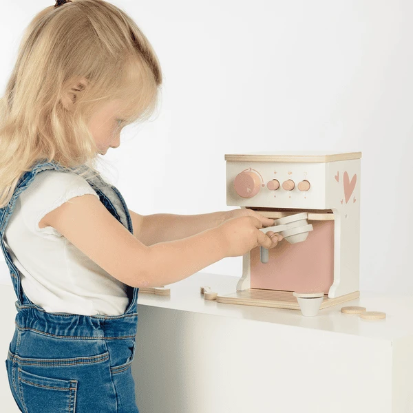 Label-Label - Espressomachine - Roze 2 Label-Label - Espressomachine - Roze - Afbeelding 2