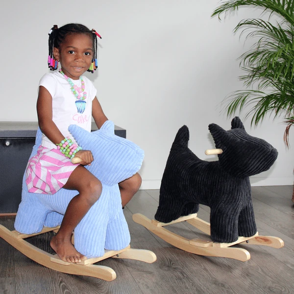 Label Label - Schommelhond - Blauw 2 Label Label - Schommelhond - Blauw - Afbeelding 2