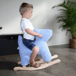 Label Label - Schommelhond - Blauw 7 Label Label - Schommelhond - Blauw -Kinderspeelgoed label label schommelhond blauw a394322 2