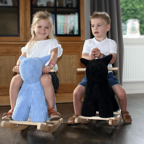 Label Label - Schommelhond - Blauw 4 Label Label - Schommelhond - Blauw - Afbeelding 4