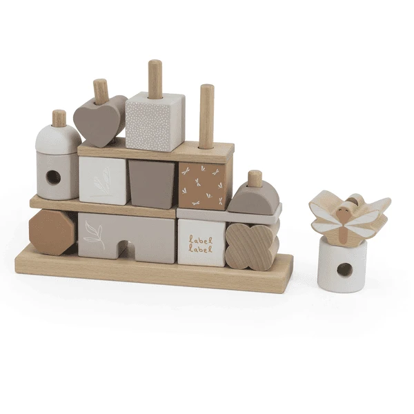 Label Label - Stapelblokken - Nougat 3 Label Label - Stapelblokken - Nougat - Afbeelding 3