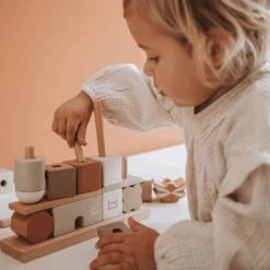 Label Label - Stapelblokken - Nougat 8 Label Label - Stapelblokken - Nougat -Kinderspeelgoed label label stapelblokken nougat a394302 3