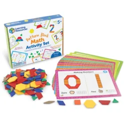 Learning Resources ® Patroon Blok Wiskunde Activity Set -Kinderspeelgoed learning resources patroon blok wiskunde activity set a375993 4