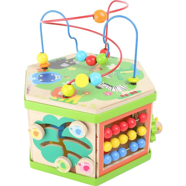 Small Foot LEGLER Motoriekkubus Safari 5 Small Foot LEGLER Motoriekkubus Safari - Afbeelding 5