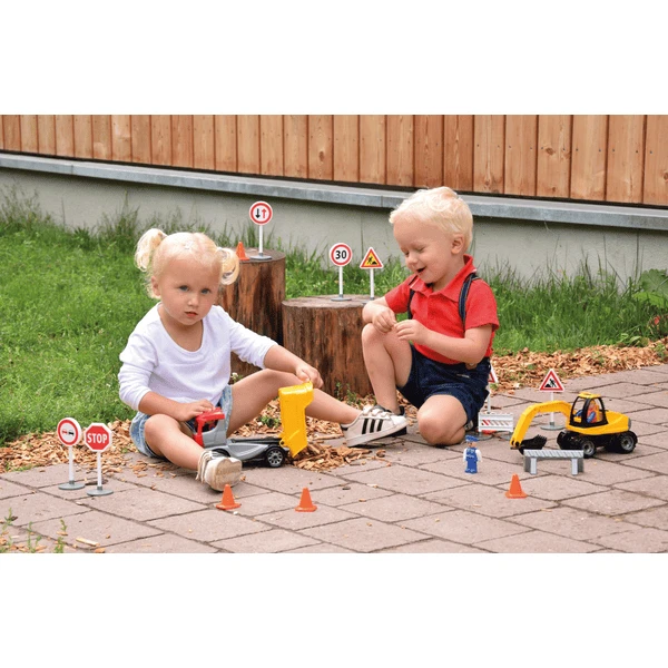 LENA ® Truck Set Bouwplaats 2 LENA ® Truck Set Bouwplaats - Afbeelding 2
