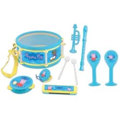 LEXIBOOK Peppa Pig Muziekset Met Zeven Instrumenten -Kinderspeelgoed lexibook peppa pig muziekset met zeven instrumenten a320467 3