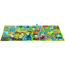 MOLTO Bouwsteenset Met 3 Voertuigen En Mat