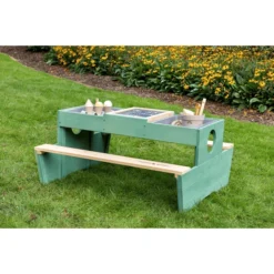 MUDDY BUDDY Speeltafel "Creator" Naturel Salie -Kinderspeelgoed muddy buddy speeltafel creator naturel salie a412389 3