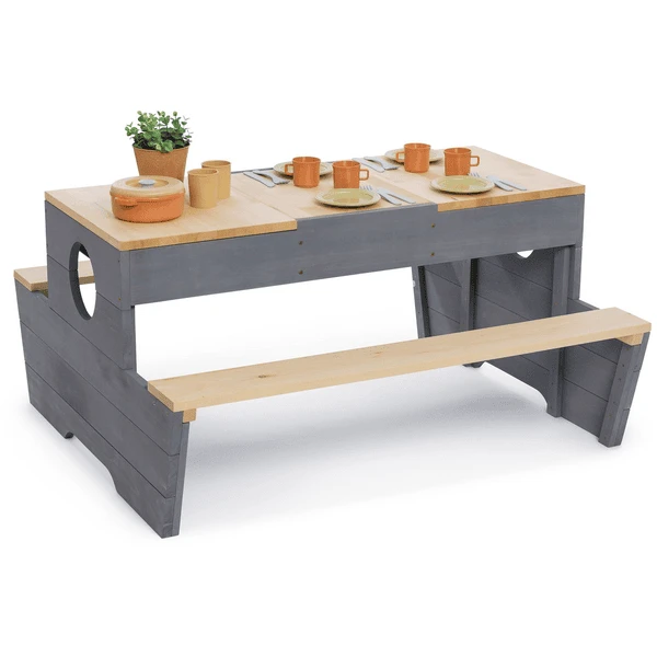 MUDDY BUDDY Speeltafel "Creator" Naturel Wolkengrijs 5 MUDDY BUDDY Speeltafel "Creator" Naturel Wolkengrijs - Afbeelding 5