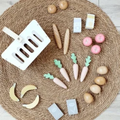 MUSTERKIND ® Winkelmandje- Carum - Wit/natuurlijk/multikleurig 8 MUSTERKIND ® Winkelmandje- Carum - Wit/natuurlijk/multikleurig -Kinderspeelgoed musterkind winkelmandje carum wit natuurlijk multikleurig a302055 3