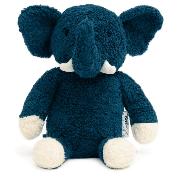 NatureZoo Of Denmark Knuffeldier Olifant Blauw 1 NatureZoo Of Denmark Knuffeldier Olifant Blauw