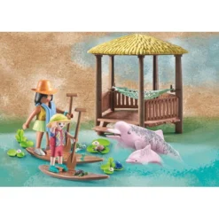 PLAYMOBIL ® Wiltopia - Peddelen Met De Rivierdolfijn -Kinderspeelgoed playmobil wiltopia peddelen met de rivierdolfijn a394483 2