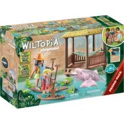 PLAYMOBIL ® Wiltopia - Peddelen Met De Rivierdolfijn
