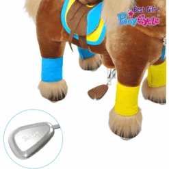 PonyCycle® Bruin Paard, Klein -Kinderspeelgoed ponycycle bruin paard klein a287967 3