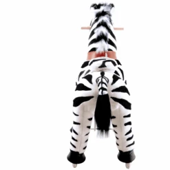 PonyCycle ® Zebra Met Rem - Groot -Kinderspeelgoed ponycycle zebra met rem groot a313698 2