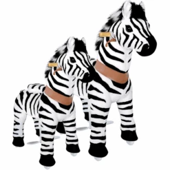 PonyCycle ® Zebra Met Rem - Groot -Kinderspeelgoed ponycycle zebra met rem groot a313698 3