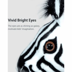 PonyCycle ® Zebra Met Rem - Groot -Kinderspeelgoed ponycycle zebra met rem groot a313698 4