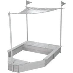 Roba Zandbak Schip Incl. Zonneluifel -Kinderspeelgoed roba zandbak schip incl zonneluifel a284395 4