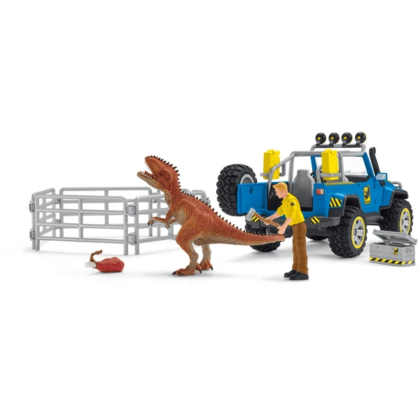 Schleich Speelset Off-Road Voertuig Met Dino Buitenpost 41464 2 Schleich Speelset Off-Road Voertuig Met Dino Buitenpost 41464 - Afbeelding 2