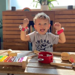 Schmetterline 16-delige Houten Ritmeset - RAINBOW -Kinderspeelgoed schmetterline 16 delige houten ritmeset rainbow a371195 3