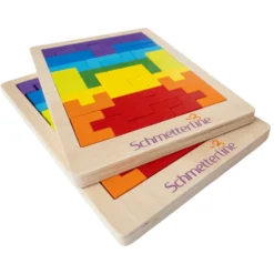 Schmetterline Dubbele Houten Puzzel TETRALINO