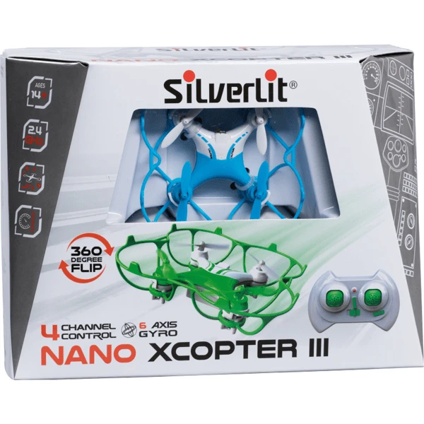 Silverlit Silver Lit Nano X-Copter 5 Silverlit Silver Lit Nano X-Copter - Afbeelding 5
