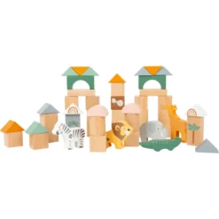 Small Foot ® Houten Blokken Safari 8 Small Foot ® Houten Blokken Safari -Kinderspeelgoed small foot houten blokken safari a304441 3