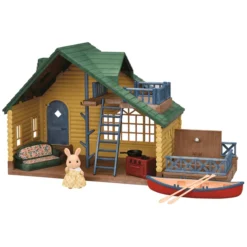 Sylvanian Families ® Blokhut Met Groen Dak Geschenkset