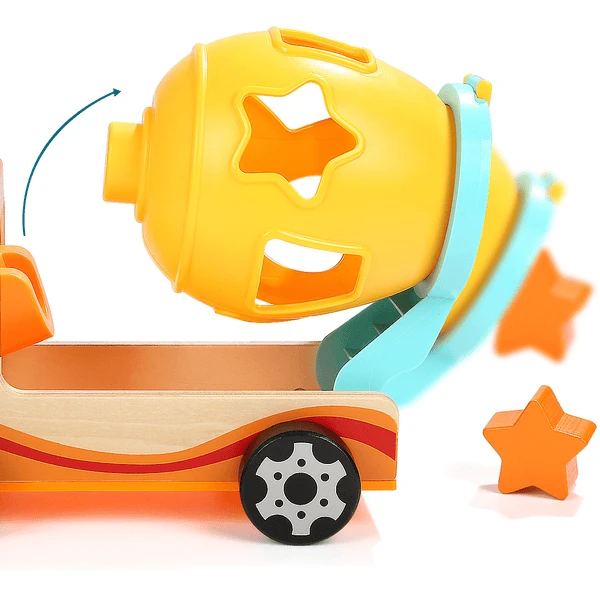 TopBright Toys® Bouwvoertuig Met Vorm-leerspel 2 TopBright Toys® Bouwvoertuig Met Vorm-leerspel - Afbeelding 2