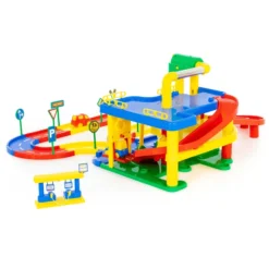 WADER Garage Nr. 1 Met Straatset En Auto's -Kinderspeelgoed wader garage nr 1 met straatset en autos a135074 2